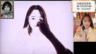沙画很精致