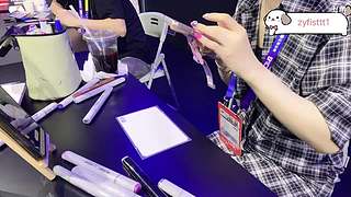 Chinajoy暴雪展台签绘Day3