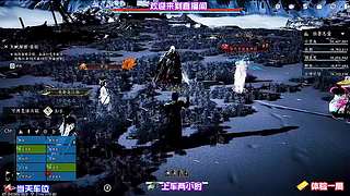 暂离厮杀静赏雪落覆满亭台
