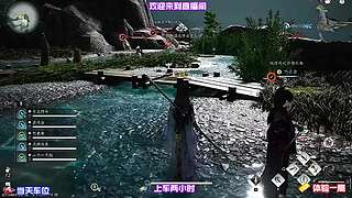 等待昼夜交替，观察城中 NPC 不同作息