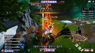 轻身踏叶悄然逼近戒备之人
