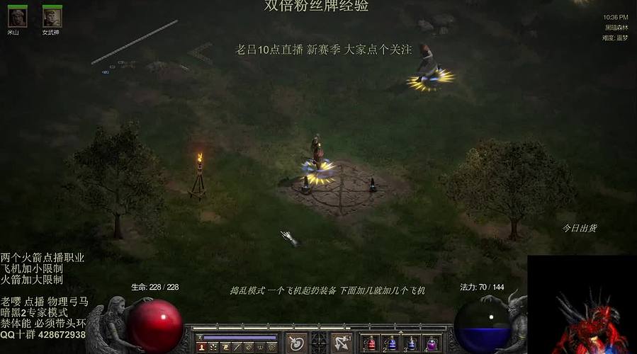 暗黑2 专家模式 禁体能 物理弓马 开荒