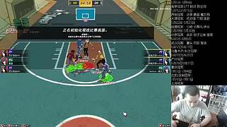 街头篮球赛事轮播间的直播间