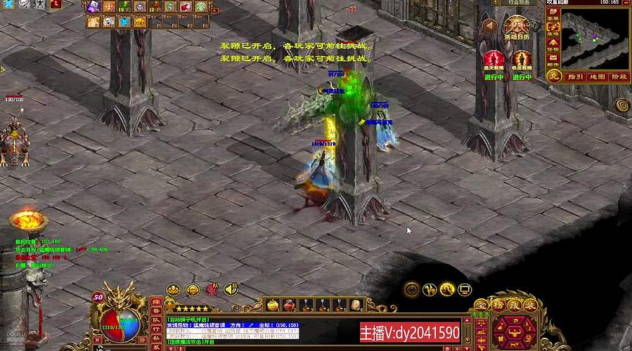 传奇世界之林北围殴老顽童