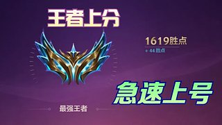 国服王者 上分 秒上号