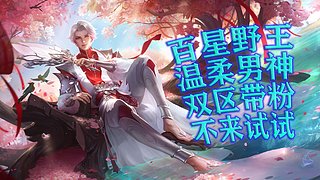 王者荣耀百星野王双区带粉帮打一起来玩啊