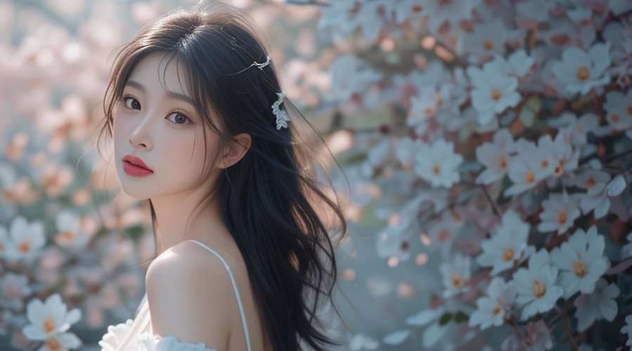 反差感冷艳美女