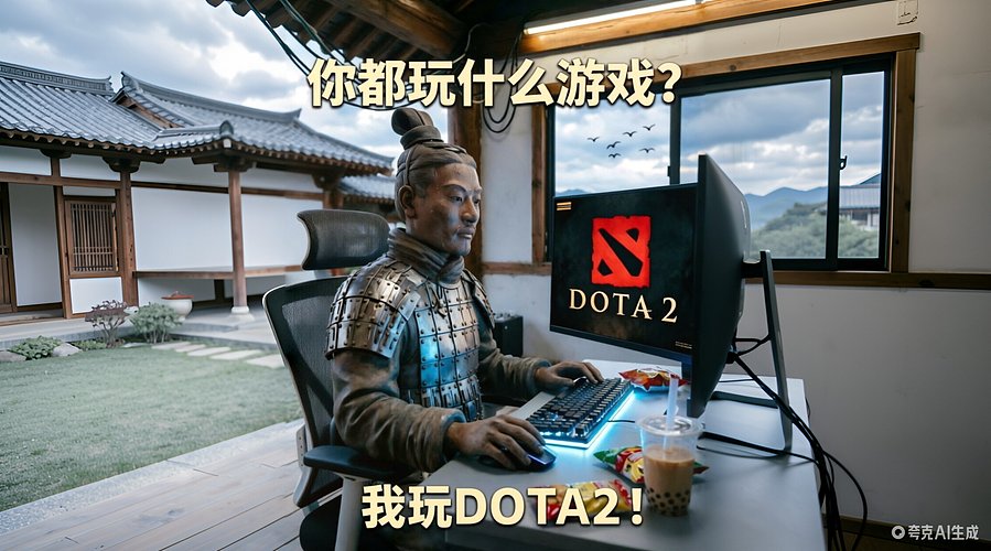 你是玩什么游戏的？我玩刀塔的（欢乐版）