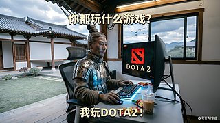 你是玩什么游戏的？我玩刀塔的（欢乐版）