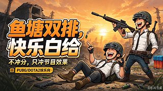 黄金双人组，吃鸡全靠吼