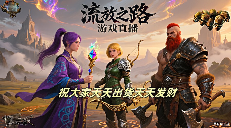 流放之路 最快乐的直播间 祝大家新年快乐