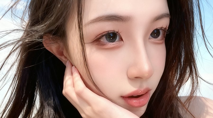 模特~慵懒气质迷人