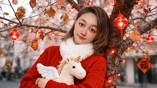 初二纳福，左手接财右手接气